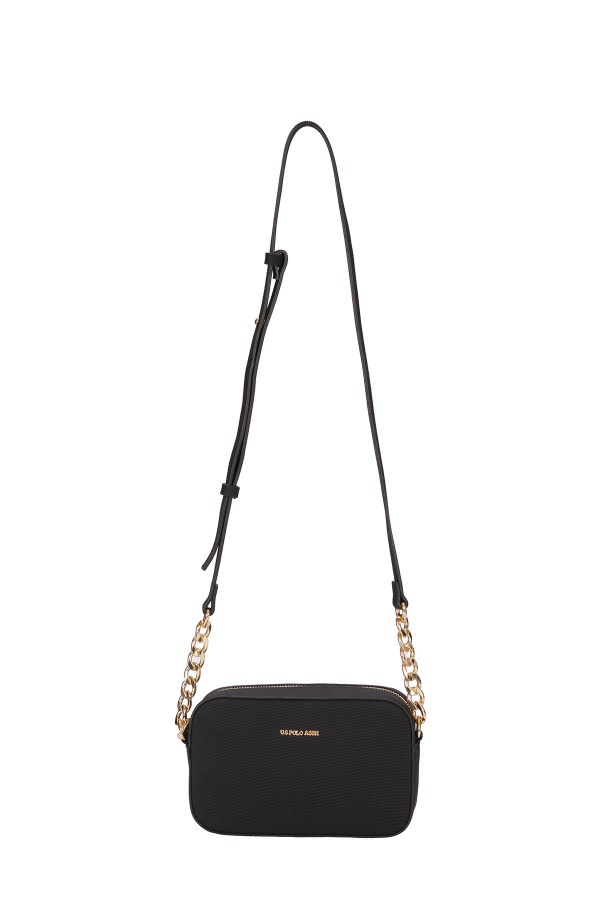 U.S. POLO ASSN. SİYAH KADIN POSTACI ÇANTASI