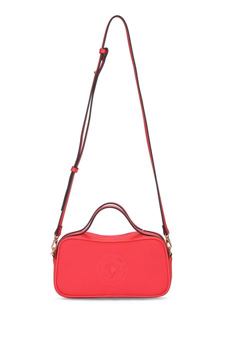 U.S. POLO ASSN. KIRMIZI KADIN POSTACI ÇANTASI 