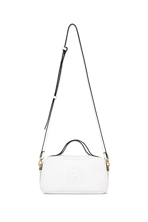 U.S. POLO ASSN. BEYAZ KADIN POSTACI ÇANTASI