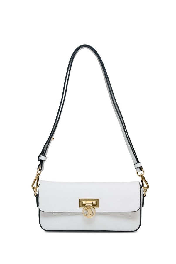 U.S. POLO ASSN. BEYAZ KADIN POSTACI ÇANTASI