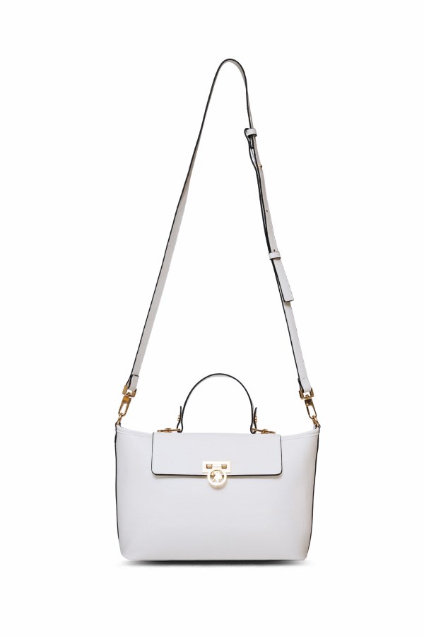 U.S. POLO ASSN. BEYAZ KADIN POSTACI ÇANTASI