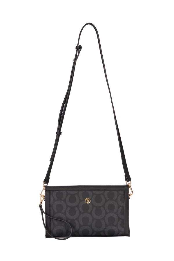 U.S. POLO ASSN. SİYAH KADIN POSTACI ÇANTASI