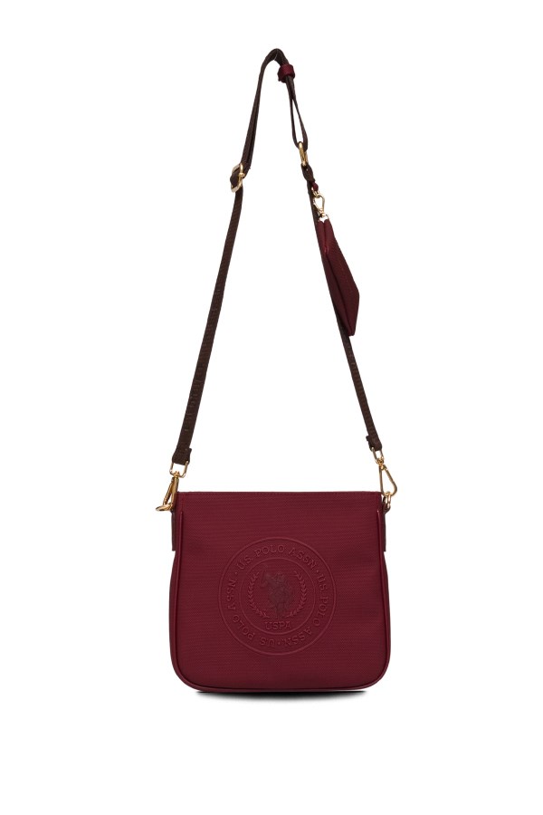 U.S. POLO ASSN. BORDO KADIN POSTACI ÇANTASI 