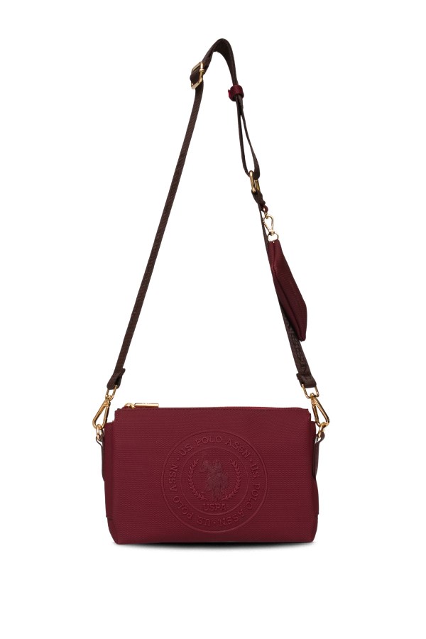 U.S. POLO ASSN. BORDO KADIN POSTACI ÇANTASI