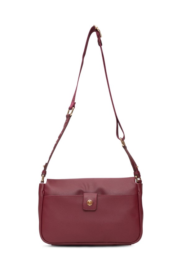 U.S. POLO ASSN. BORDO KADIN POSTACI ÇANTASI