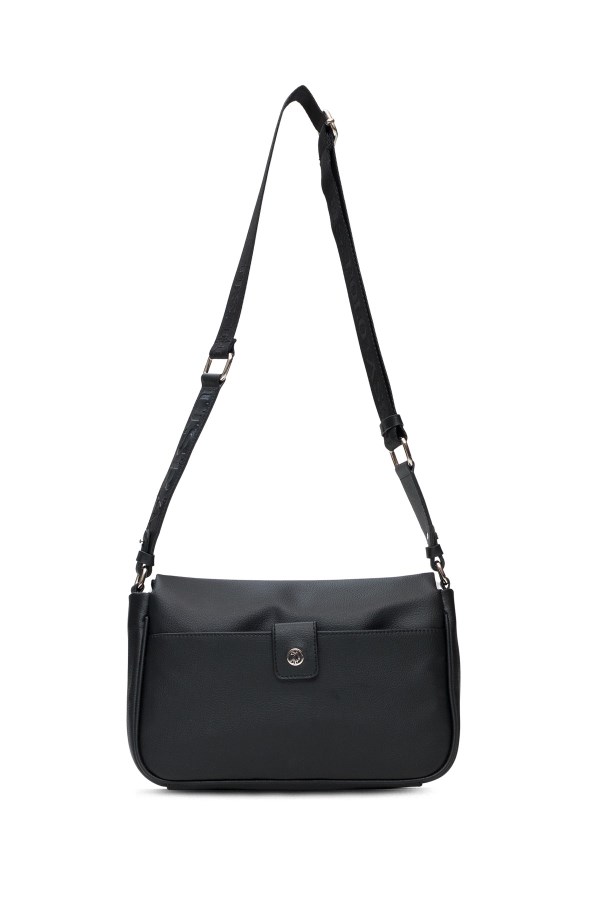 U.S. POLO ASSN. SİYAH KADIN POSTACI ÇANTASI