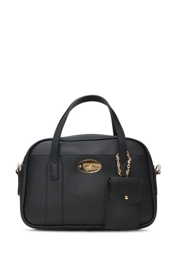 NAUTICA SİYAH KADIN POSTACI ÇANTASI