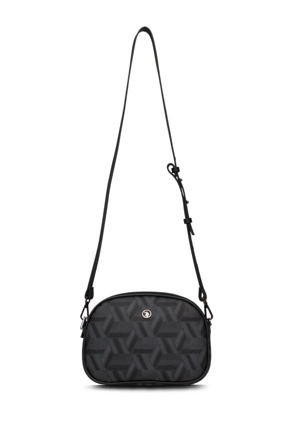 U.S. POLO ASSN. SİYAH KADIN POSTACI ÇANTASI