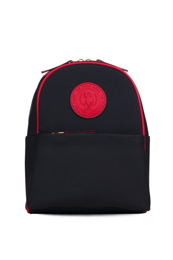 U.S. POLO ASSN. LACIVERT-A.KIRMIZI KADIN SIRT ÇANTASI