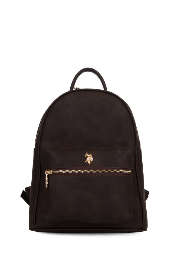 U.S. POLO ASSN. KAHVERENGİ KADIN SIRT ÇANTASI