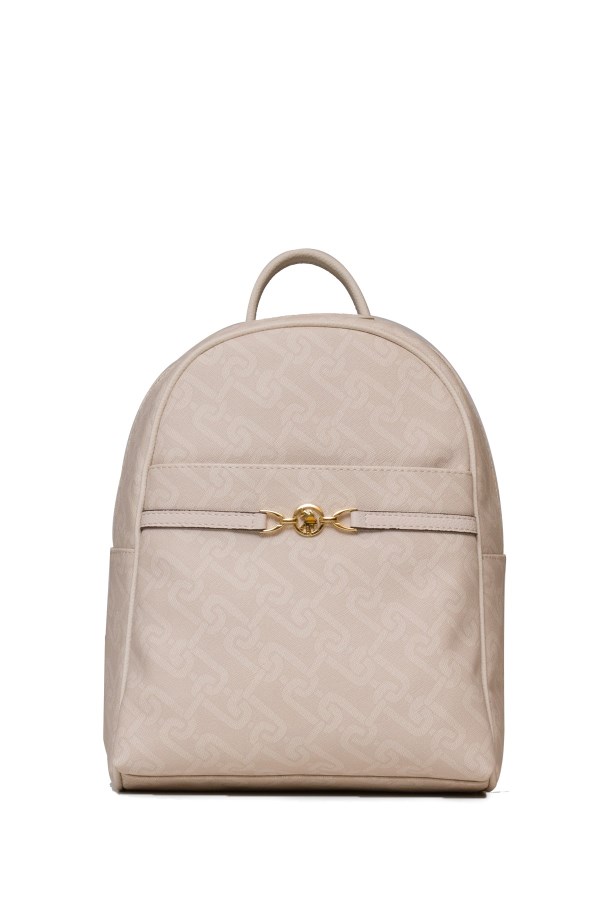 U.S. POLO ASSN. EKRU KADIN SIRT ÇANTASI 