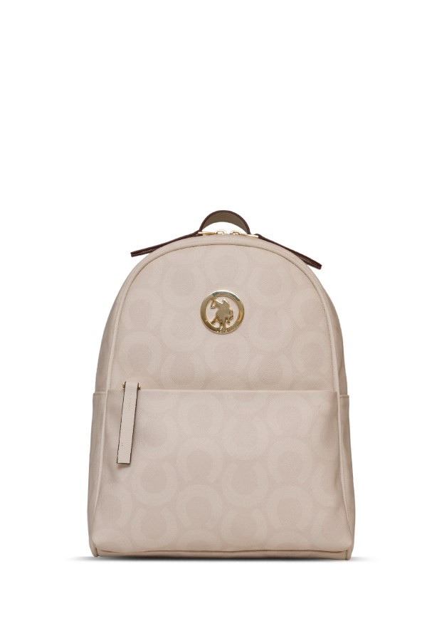 U.S. POLO ASSN. EKRU KADIN SIRT ÇANTASI 