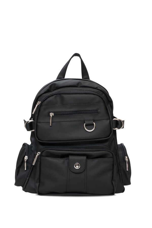 U.S. POLO ASSN. SİYAH KADIN SIRT ÇANTASI