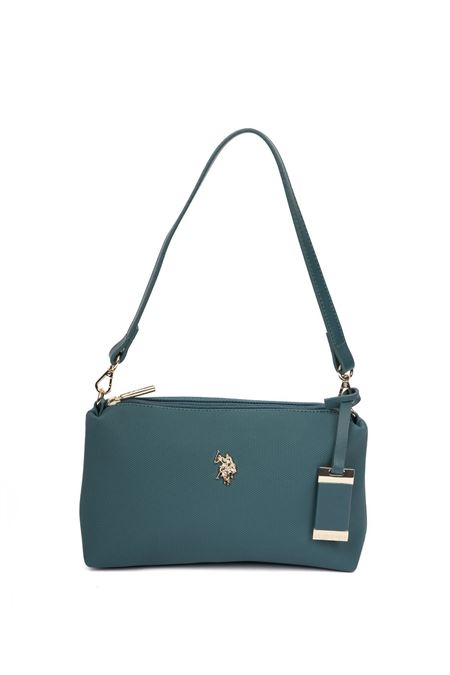 U.S. POLO ASSN. TURKUAZ KADIN OMUZ ÇANTASI