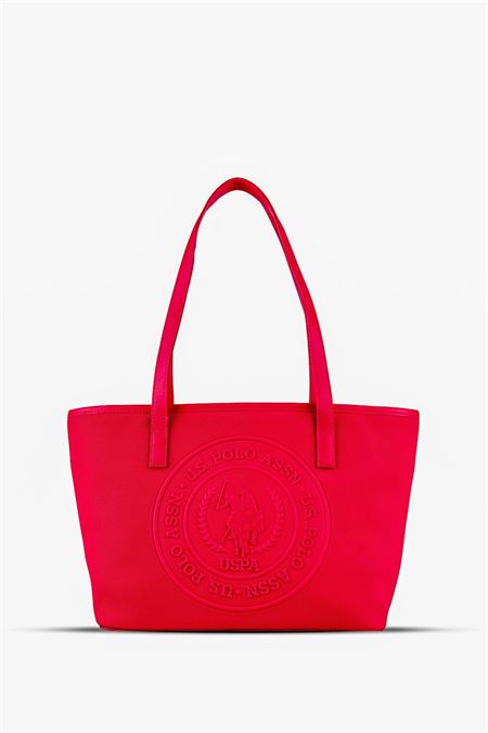 U.S. POLO ASSN. KIRMIZI KADIN OMUZ ÇANTASI