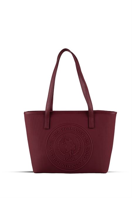 U.S. POLO ASSN. BORDO KADIN OMUZ ÇANTASI