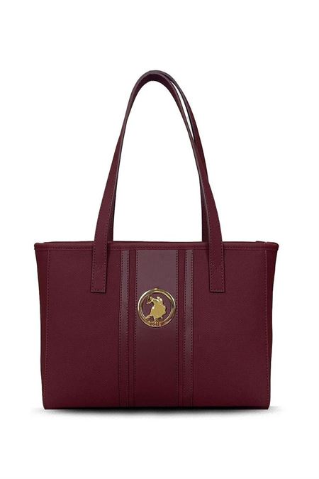 U.S. POLO ASSN. BORDO KADIN OMUZ ÇANTASI