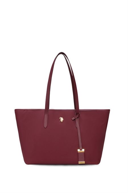 U.S. POLO ASSN. BORDO KADIN OMUZ ÇANTASI