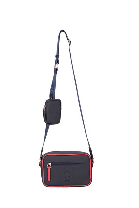 U.S. POLO ASSN. LACİVERT KADIN POSTACI ÇANTASI