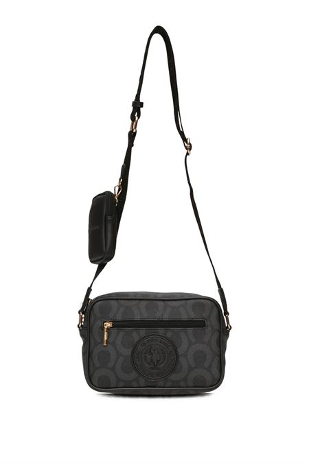 U.S. POLO ASSN. SİYAH KADIN POSTACI ÇANTASI