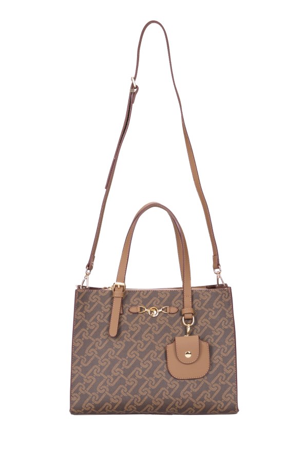 U.S. POLO ASSN. KAHVERENGİ KADIN OMUZ ÇANTASI