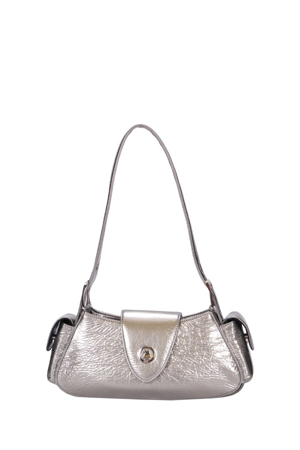 U.S. POLO ASSN. FÜME KADIN OMUZ ÇANTASI