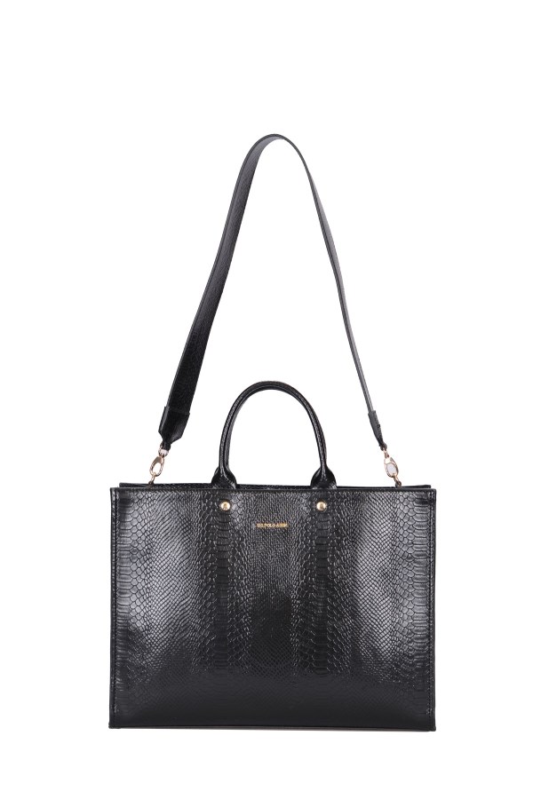 U.S. POLO ASSN. SİYAH KADIN OMUZ ÇANTASI