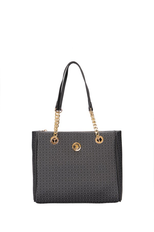 U.S. POLO ASSN. SİYAH KADIN OMUZ ÇANTASI