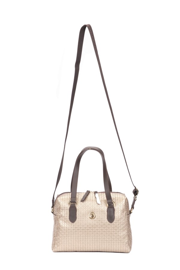 U.S. POLO ASSN. ALTIN KADIN OMUZ ÇANTASI