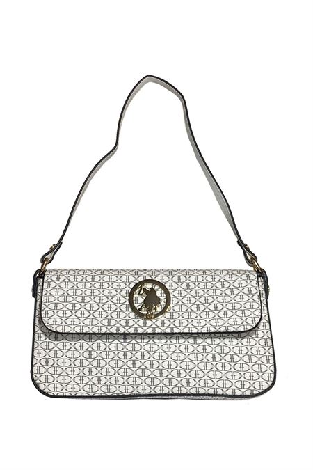U.S. POLO ASSN. BEYAZ KADIN OMUZ ÇANTASI