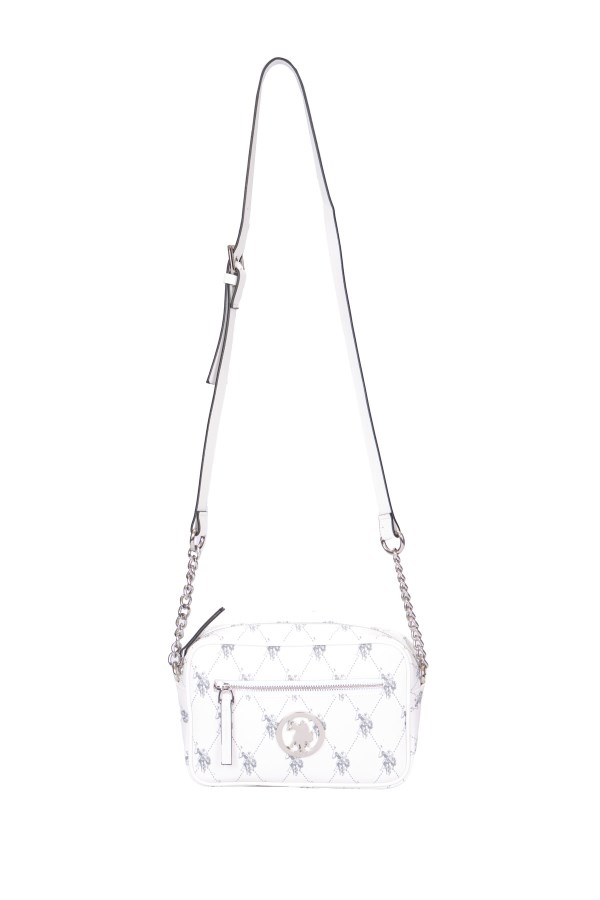 U.S. POLO ASSN. BEYAZ KADIN OMUZ ÇANTASI