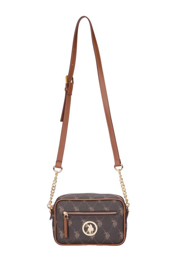 U.S. POLO ASSN. KAHVERENGİ KADIN OMUZ ÇANTASI