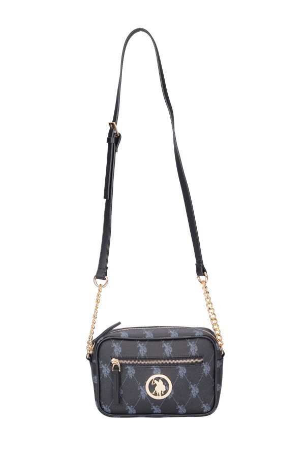 U.S. POLO ASSN. SİYAH KADIN OMUZ ÇANTASI