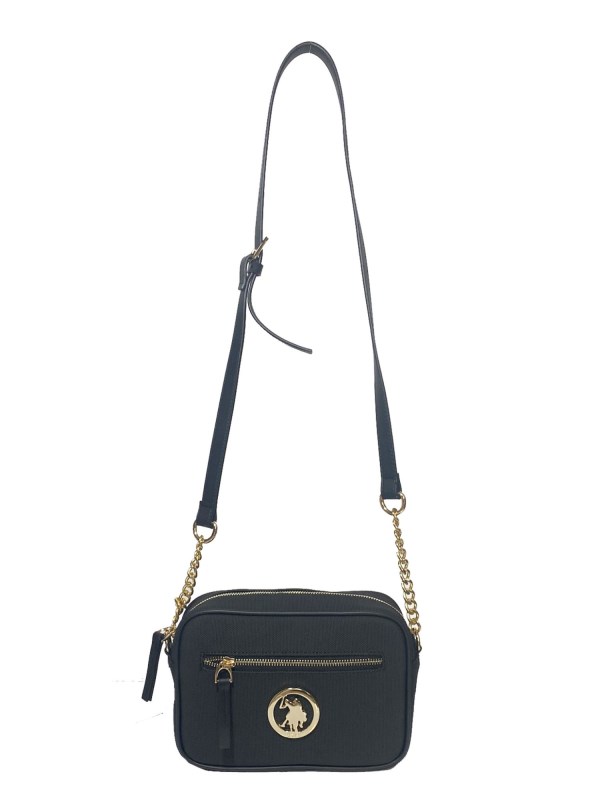 U.S. POLO ASSN. SİYAH KADIN OMUZ ÇANTASI